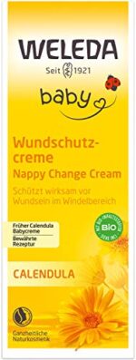 WELEDA Bio Baby Calendula Wundschutzcreme 75ml, Naturkosmetik Wundsalbe, Babycreme für den Schutz empfindlicher Baby Haut im Windelbereich. Hilft bei Rötungen, gereizter Haut und Wundsein – Bild 3