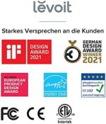 LEVOIT Core 300 und Core 300S Originaler Ersatzfilter, H13 HEPA Filter, hocheffizienter Aktivkohlefilter und Vorfilter, gegen 99,97 Prozent von Staub Pollen Allergene für Allergiker Raucher – Bild 9