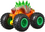 Hot Wheels HHY43 - Monster Trucks Massstab 164 2er-Pack, 2 Spielzeugtrucks mit riesigen Rädern, Spielzeugauto Geschenk für Kinder ab 3 Jahren Jahren – Bild 4