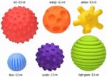 Fancy Baby Sensorik Balls - Babyspielzeug ab 0 3 6 8 Monate, Greifball für Babys, Multi Texturierte Motorikspielzeug, Massagebälle, Pekip Spielzeug, Baby Ball – Bild 2