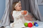 Fancy Baby Sensorik Balls - Babyspielzeug ab 0 3 6 8 Monate, Greifball für Babys, Multi Texturierte Motorikspielzeug, Massagebälle, Pekip Spielzeug, Baby Ball – Bild 5