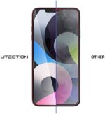 UTECTION 2X Full Screen Schutzglas 3D für iPhone 12 Pro Max (6.7") - Perfekte Anbringung Dank Rahmen - Premium Displayschutz 9H Glas - Kompletter Schutz Vorne - Folie Schutzfolie Vollglas, 2 Stück – Bild 8