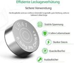LiCB 20 Stück LR41 knopfzelle batterien, AG3 SR41W 392 1,5V Alkaline Batterie 3 Jahre Lagerfähigkeit 100% Voll Garantie – Bild 5