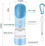 TUNAON Hund Wasserflasche, Nahrung Multifunktionale Hundewasserflasche, Tragbare Trinkflasche für Hunde und Katzen – Bild 3