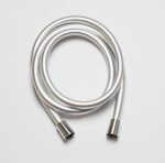 Krodo Duschschlauch 1,5 m / 150 cm PVC Glatter Brauseschlauch mit verdrehsicheren Messinganschlüssen, Chrom - Universalersatz, flexibel, knick- und auslaufsicher – Bild 7