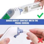 100-200 Stück Ohrthermometer Ersatzschutzkappen ,für alle Braun ThermoScan Modelle Ohrthermometer, Ohrthermometer Sondenabdeckungen, und andere Arten von digitalen Thermometern – Bild 6