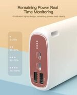 Kuulaa Powerbank 26800mAh Externer Akku Makrone Farbe Dual Output Tragbares Ladegerät Externer Batterie Pack for iPhone XR/XS/X / 8/7/6, iPad, Samsung, Huawei – Bild 5