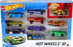 Hot Wheels 54886 - 164 Die-Cast Auto Geschenkset, je 10 Spielzeugautos, zufällige Auswahl, Spielzeug Autos ab 3 Jahren – Bild 2