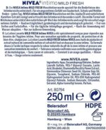 NIVEA Intimo Waschlotion Mild Fresh (250 ml), Intim Waschgel mit Milchsäure, Kamillenextrakt und Bio Jojobaöl, Intim Waschlotion für normale Haut – Bild 2