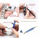 Eventronic Uhrenwerkzeug Set, Uhr Reparatur Uhrmacherwerkzeug Uhr Werkzeug Tasche Watch Tools in Schwarze Nylontasche – Bild 2
