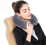 life hall Reisekissen, Memory Foam Nackenkissen Stützkissen,luxuriöses kompaktes und leichtes Quick Pack für Camping,Schlafrestkissen – Bild 4