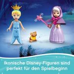 LEGO 43192 Disney Princess Cinderellas Königliche Kutsche, Pferdespielzeug mit 2 Mini-Puppen und 2 Pferde-Figuren für Jungen und Mädchen ab 6 Jahren – Bild 5