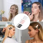 JeoPoom Nahtlose Haarspange[9 Stück], Haar Pin, Curl Clips, Haar Pin Curl Clips kein Verbiegen Haar Spangen für Haarstyling Make Up – Bild 5