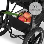 Hauck Kinder Buggy Runner oder Runner 2, Grosse Luftreifen 3 Rad, Bis 25 kg, mit Liegefunktion und Netzfenster, Höhenverstellbar, Zusammenklappbar, Grosser Korb – Bild 5