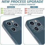 CloudValley Camera Lens Protector for iPhone 12 Pro Max 6.7 inches, Stylish Back Camera Cover, Premium HD Tempered Glass Aluminum Alloy Lens Screen Ring Cover Film – Bild 3