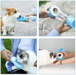 TUNAON Hund Wasserflasche, Nahrung Multifunktionale Hundewasserflasche, Tragbare Trinkflasche für Hunde und Katzen – Bild 7