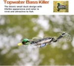 TRUSCEND Angelköder Kunstköder Schwimmende Topwater-Köder Plopper-Köder mit Schwimmendem Wirbelschwanz, Hechtforellen-Schwimmköder, Kurbelköder, Süsswasser und Salzwasser – Bild 2