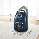 Bosch Staubsauger ideal für Allergiker, Hygiene-Filter, Bodendüse für Parkett, Teppich, Fliesen, langes Kabel, leise – Bild 3