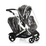 Hauck Geschwister Kinderwagen Duett 2 / Buggy für 2 Kinder / Sitz Oben Umbaubar in Baby Wanne für Neugeborene/ Regen Verdeck inkl. / Belastbar bis 36 kg / Faltbar / 1 Stück (1er Pack), Forest Schwarz – Bild 4