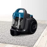 Bosch Staubsauger beutellos Clean´n Serie 2 BGC05A220A, Bodenstaubsauger, Bodendüse für Parkett, Teppich, Fliesen, Hygiene-Filter, langes Kabel, leise, leicht, 700 W, blau – Bild 3