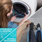 HUND IST KÖNIG® Hundehandtuch extra saugfähig, Hunde Handtuch saugstark aus Mikrofaser mit 4 Eingriffen, Weiches XL Microfaser Handtuch für Hunde, Premium Hunde Trockentuch, schnell trocknend – Bild 4