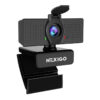 NexiGo N60 1080P Webcam, HD Webcam mit Mikrofon, Softwaresteuerung und Datenschutzabdeckung, USB-Computerkamera, Sichtfeld mit 110°, Plug-and-Play, für Zoom/Skype/Teams, Konferenzen und Videoanrufe