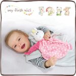 NICI Schmusetuch Hase ‚Kleine Prinzessin´ 25x25 cm – Hase Schnuffeltuch ab 0+ Monaten – Hase Kuscheltuch für Babys & Kleinkinder – Baby Kuscheltier / Schnuffeltuch – Schmusetuch für Mädchen – Bild 6