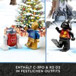 LEGO 75340 Star Wars Adventskalender 2022, 24 Weihnachtsspielzeuge, darunter Minifiguren Gonk Droid, R2-D2, Darth Vader und baubare Fahrzeuge – Bild 5