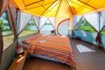Coleman Octagon mit grossen Fenstern, mit 360° Rundumblick, stabile Stahlstangenkonstruktion, Vollständig integrierte Bodenplane, einfacher Aufbau, 100% Wasserdicht – Bild 3