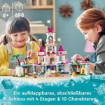 LEGO Disney Princess Ultimatives Abenteuerschloss 43205 – Bauset mit Mini-Puppen, Geschenk für Kinder – Bild 2