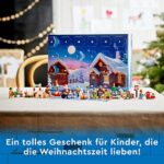 LEGO 60352 City Adventskalender 2022 Weihnachtsspielzeug mit Weihnachtsmann Minifigur und festlicher Spielmatte, frühzeitiges Geschenk zu Weihnachten für Kinder – Bild 6