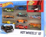 Hot Wheels 54886 - 164 Die-Cast Auto Geschenkset, je 10 Spielzeugautos, zufällige Auswahl, Spielzeug Autos ab 3 Jahren – Bild 4