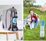TUNAON Hund Wasserflasche, Nahrung Multifunktionale Hundewasserflasche, Tragbare Trinkflasche für Hunde und Katzen – Bild 6