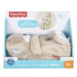 Fisher-Price FXC66 - Schlummerotter Spieluhr aus Plüsch, mit beruhigender Musik und rhythmischen Bewegungen zur Beruhigung, Babyspielzeug ab der Geburt – Bild 6
