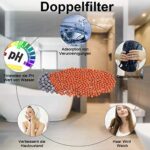 Rovtop Led Duschkopf, Led Duschkopf mit Farbwechsel, Keine Stromversorgung, Hochdruckwassereinsparung, 7 Farben ändern Sich Zufällig – Bild 5
