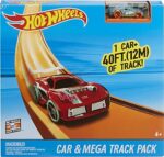 Hot Wheels FTL69, ​Auto und Mega Track Pack, Spielzeug Autorennbahn ab 4 Jahren – Bild 6