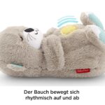 Fisher-Price FXC66 - Schlummerotter Spieluhr aus Plüsch, mit beruhigender Musik und rhythmischen Bewegungen zur Beruhigung, Babyspielzeug ab der Geburt – Bild 3
