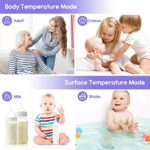 Fieberthermometer Kontaktlos KKmier Infrarotes Medizinisches Stirnfieberthermometer Digitales Temperaturmessgerät Genaue Messung für Kinder und Erwachsene – Bild 5