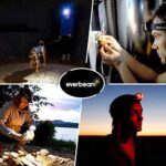 Everbeam H6 Pro LED Stirnlampe mit Bewegungssensor, 650 Lumen, 30 Stunden Laufzeit, 1200 mAh Akku, wiederaufladbar, wasserdicht, USB-Kopflampe, Taschenlampe, für Camping, Wandern, Angeln, Handwerker – Bild 7