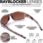 Verdster Dakota Polarisierte Sonnenbrille für Herren und Damen Sportbrillen Ideal für Angeln Jagd Angler Jägger Camo – Bild 3