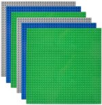 Lekebaby 6 Platten-Set Bauplatte Kompatibel mit Meisten Marken, 25*25cm