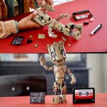 LEGO 76217 Marvel Ich Bin Groot Spielzeug zum Bauen, Set mit Baby Groot-Figur aus Guardians of The Galaxy 2, tolles Geschenk zum Geburtstag – Bild 5