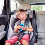 Kinderkraft Kinderautositz SAFETY FIX, Autokindersitz, Autositz, Kindersitz mit Isofix und Top Tether, Gruppe 1/2/3 9-36kg, 5 Punkt Sicherheitsgurt, Einstellbare Kopfstütze – Bild 5