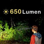Everbeam H6 Pro LED Stirnlampe mit Bewegungssensor, 650 Lumen, 30 Stunden Laufzeit, 1200 mAh Akku, wiederaufladbar, wasserdicht, USB-Kopflampe, Taschenlampe, für Camping, Wandern, Angeln, Handwerker – Bild 2