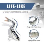 TRUSCEND Angelköder Crankbait, Alle Wasserschichten Serie, Hängend/Langsam/sinkend Schwimmend/Sinkende oder lippenlose Crankbaits zum Barschangeln, Lebensechte/Shad/Maus/Duck Crank Baits Köder – Bild 3