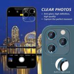 CloudValley Camera Lens Protector for iPhone 12 Pro Max 6.7 inches, Stylish Back Camera Cover, Premium HD Tempered Glass Aluminum Alloy Lens Screen Ring Cover Film – Bild 6