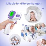 IDOIT Fieberthermometer kontaktlos infrarot Thermometer für Baby Erwachsene,Stirn Körper Objekt digital Stirnthermometer Fieber Thermometer innen aussen mit genauen Messungen,Fieberalarm,Speicherabruf – Bild 6