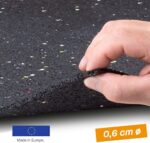 Hinrichs Antivibrationsmatte für Waschmaschinen, Gummimatte, Zuschneidbare Dämmmmatte als Waschmaschinenunterlage - 60 x 60 cm Rubber Mat – Bild 4