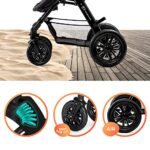 Kinderkraft Kinderwagen 3 in 1 MOOV Kinderwagenset Sportwagen Buggy Babyschale Grosse Räder Luftreifen Hohe Verarbeitungsqualität Bequemerr – Bild 5