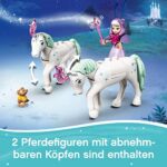 LEGO 43192 Disney Princess Cinderellas Königliche Kutsche, Pferdespielzeug mit 2 Mini-Puppen und 2 Pferde-Figuren für Jungen und Mädchen ab 6 Jahren – Bild 4